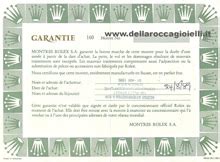 certificato rolex da stampare|Garanzie Rolex .